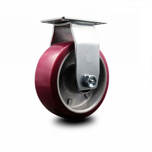 5 Inch Poly on Aluminum Wheel Rigid Caster with Ball Bearing